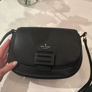 Kate Spade Black Leather Crossbody Bag
